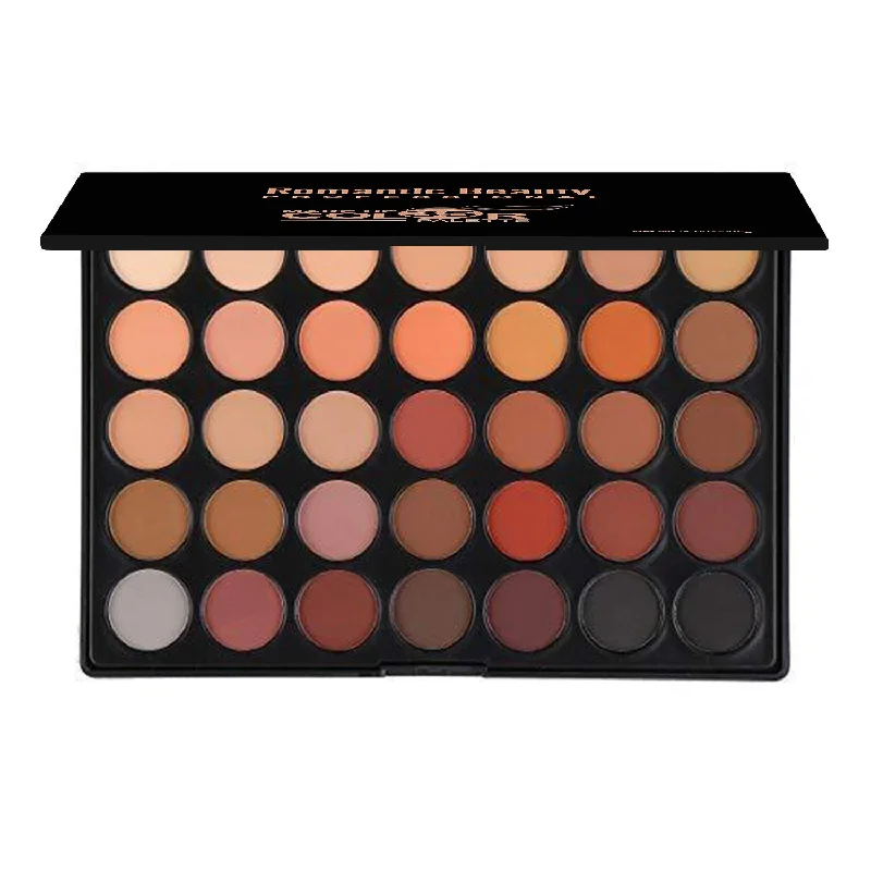 Romantic Beauty Professional Makeup 35 Colors Eyeshadow Palette