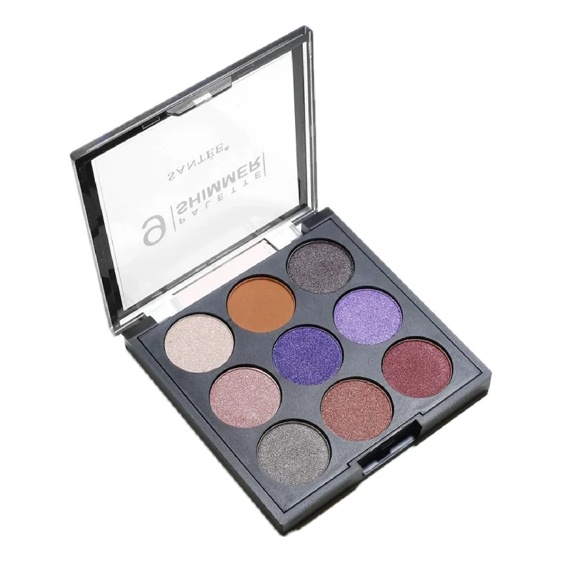 Santee Shimmer Eyeshadow Palette 9 Colors