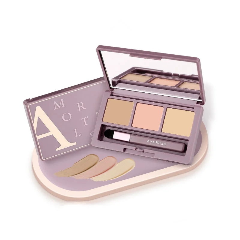 AMORTALS 3 Shades Cream Concealer Palette T2515