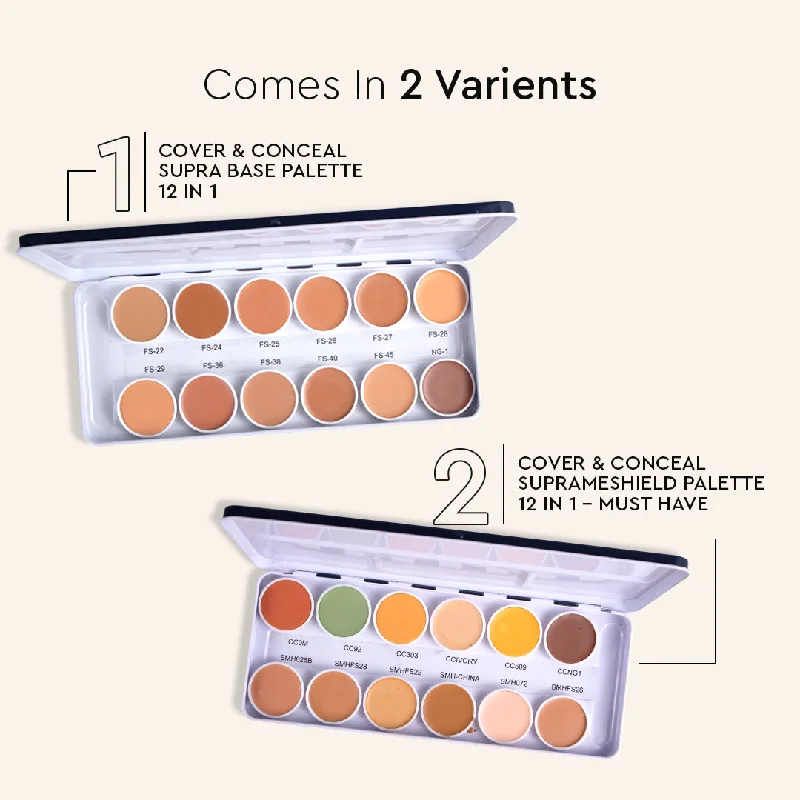 COVER & CONCEAL SUPRA BASE PALETTE (METAL)