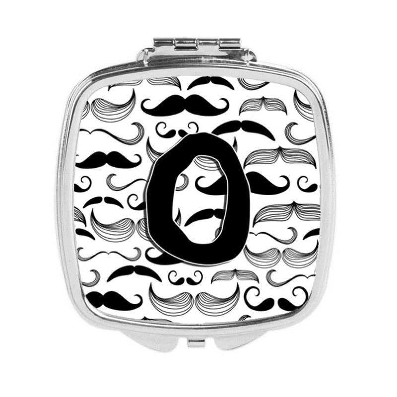 Carolines Treasures CJ2009-OSCM Letter O Moustache Initial Compact Mirror