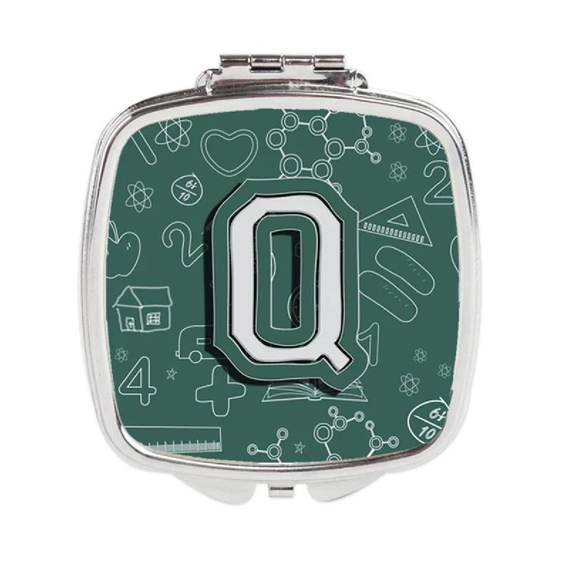 Carolines Treasures CJ2010-QSCM Letter Q Back to School Initial Compact Mirror