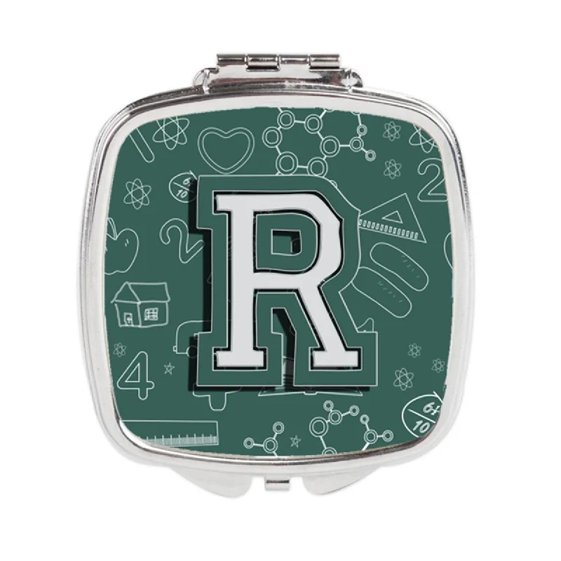 Carolines Treasures CJ2010-RSCM Letter R Back to School Initial Compact Mirror