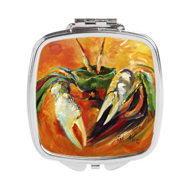 Carolines Treasures JMK1251SCM Small Orange Crab Compact Mirror