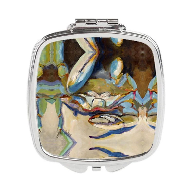 Carolines Treasures JMK1257SCM Three Big Claw Crab Compact Mirror