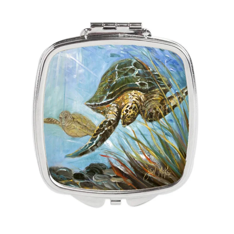 Carolines Treasures JMK1261SCM Loggerhead Sea Turtle Compact Mirror