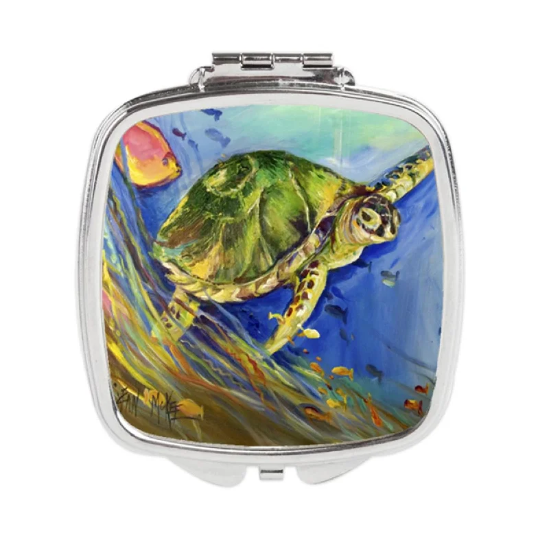 Carolines Treasures JMK1262SCM Loggerhead Sea Turtle Compact Mirror