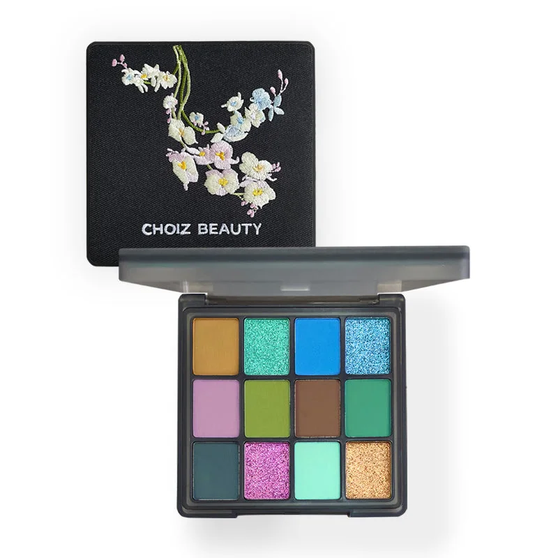 CHOIZ BEAUTY Plant Series Phalaenopsis 12-Color Eyeshadow Palette