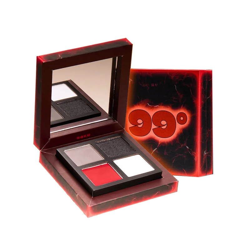 EXILEJOY Temperature-Change Eyeshadow Palette - #99℃ (Red & Black)