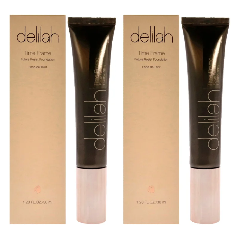 Future Resist Foundation SPF 20 - Nutmeg by Delilah for Women - 1.28 oz Foundation - Pack of 2