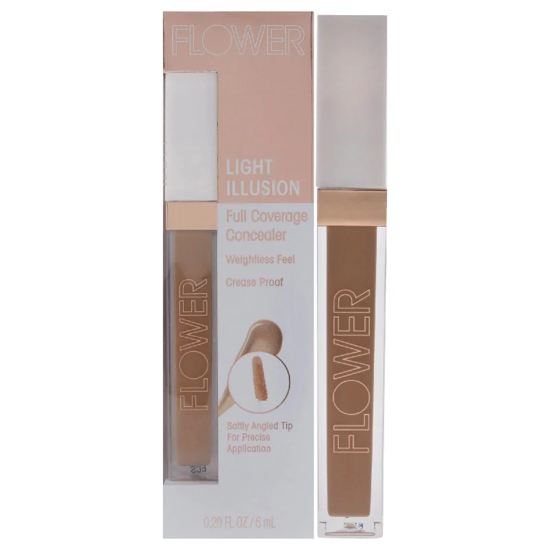 Light Illusion Full Coverage Concealer - D2-3 Deep by Flower Beauty for Women - 0.20 oz Concealer