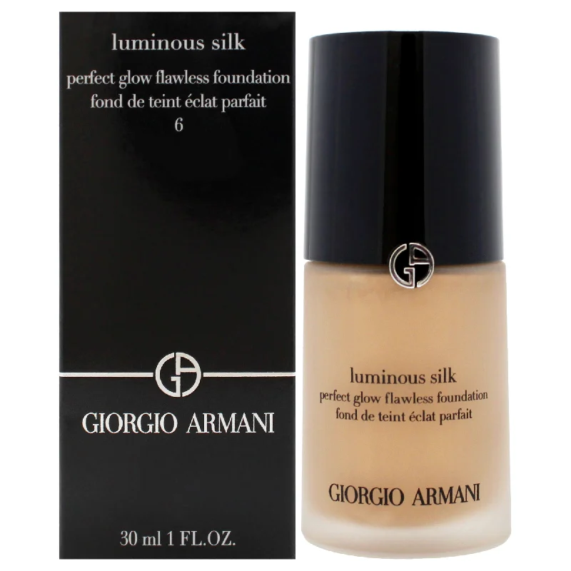 Luminous Silk Foundation - 6 Medium-Warm by Giorgio Armani for Women - 1 oz Foundation