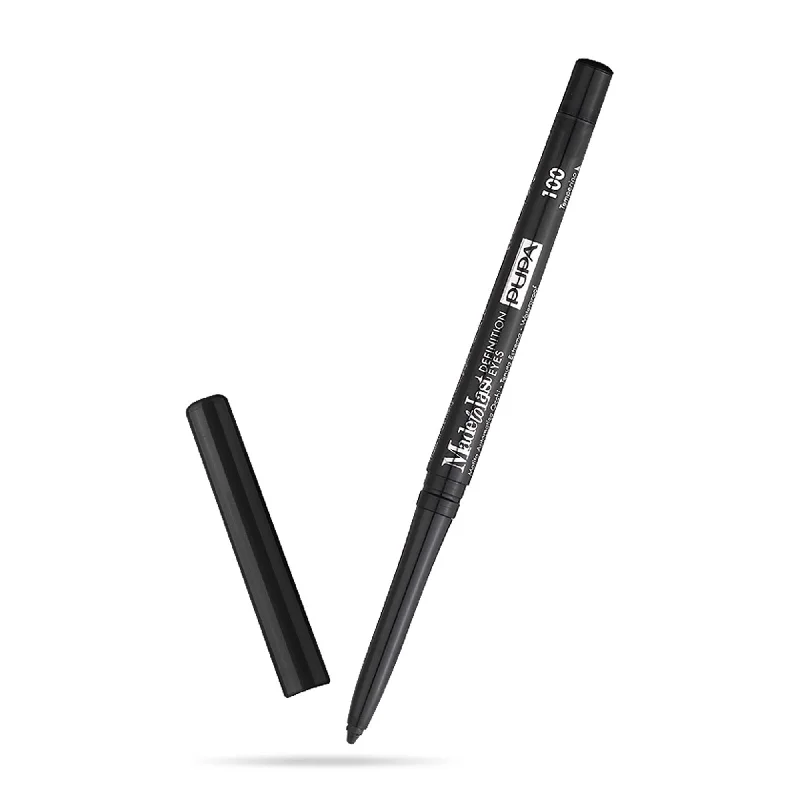 Made To Last Definition Eyes - 100 Deep Black by Pupa Milano for Women - 0.012 oz Eye Pencil