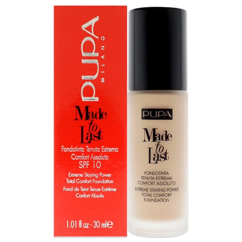 Made to Last Extreme Staying Power Foundation SPF 10 - 050 Sand by Pupa Milano for Women - 1.01 oz Foundation