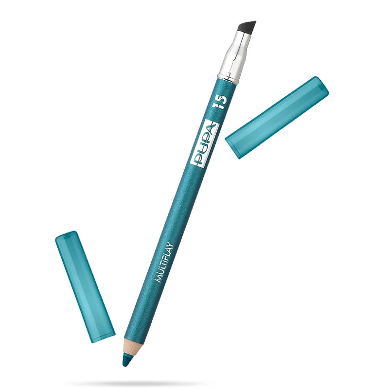 Multiplay Eye Pencil - 15 Blue Green by Pupa Milano for Women - 0.04 oz Eye Pencil