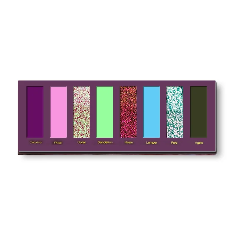 Narimi "Back to the 90s" Eyeshadow Palette - #02 Night spider (purplish-red)