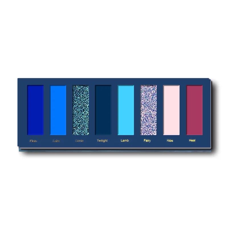 Narimi "Back to the 90s" Eyeshadow Palette - #08 Dusk and dawn (Blue)