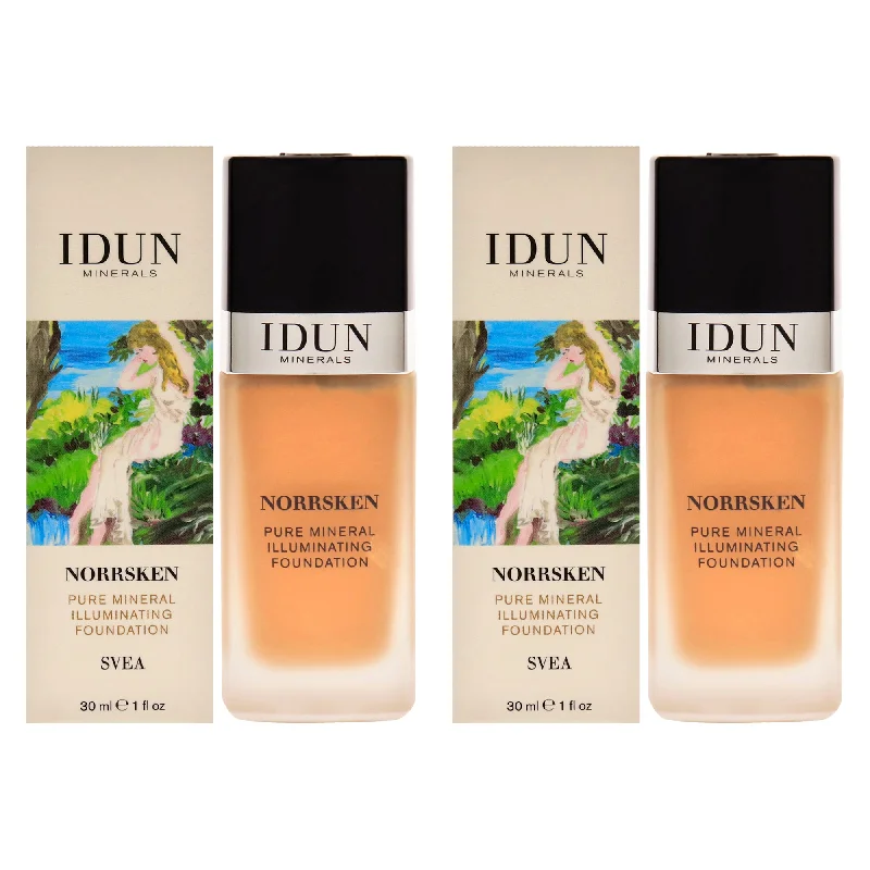 Norrsken Foundation - 209 Svea by Idun Minerals for Women - 1 oz Foundation - Pack of 2