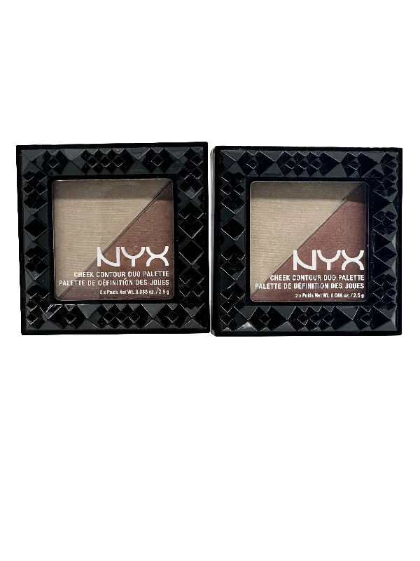 NYX Cheek Contour Duo Palette Perfect Match 0.17 OZ Set of 2