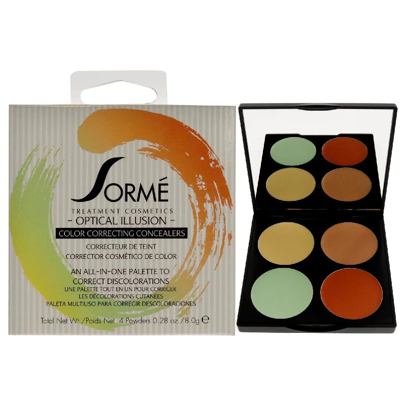 Optical Illusion Color Correcting Palette by Sorme Cosmetics for Women - 0.28 oz Concealer