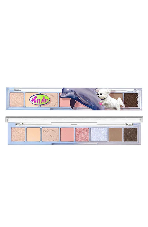 [peripera] X Maltese Archive All Take Mood Palette (16 Bravo, Pink Puppy)