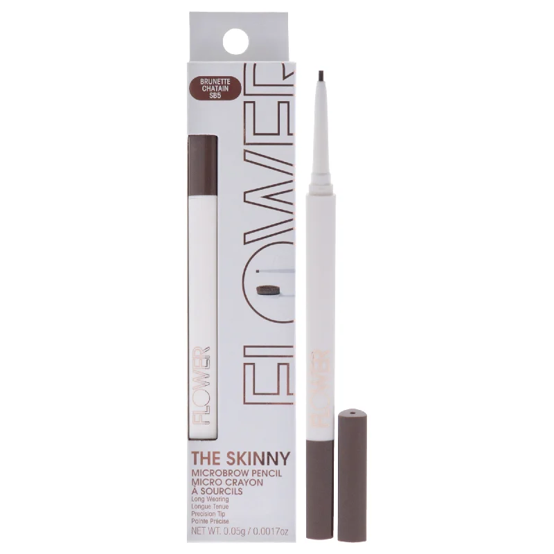 The Skinny Microbrow Pencil - SB5 Brunette by Flower Beauty for Women - 0.0017 oz Eyebrow Pencil