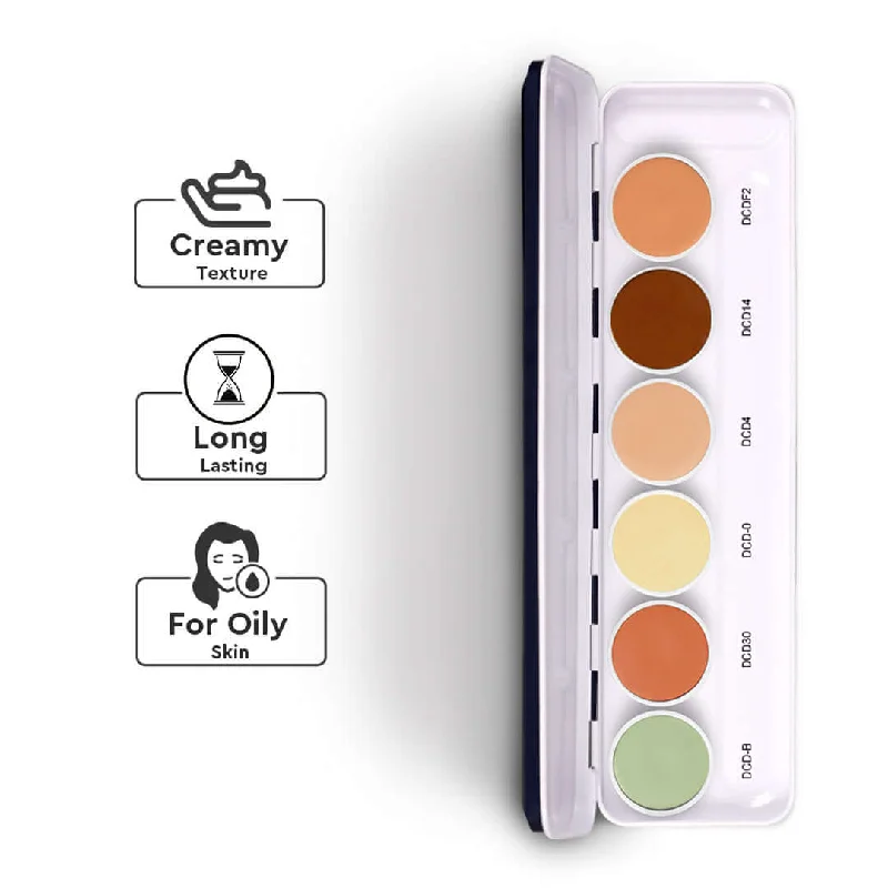 ULTRA HD COVER & CONCEAL DERMASHIELD PALETTE 6 IN 1