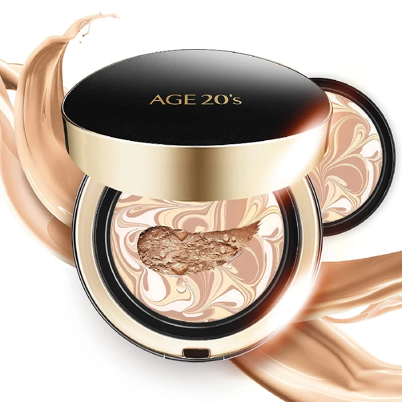 AGE 20's Signature 3-Color Concealer Air Cushion Foundation With Refill (Black Box) T1970