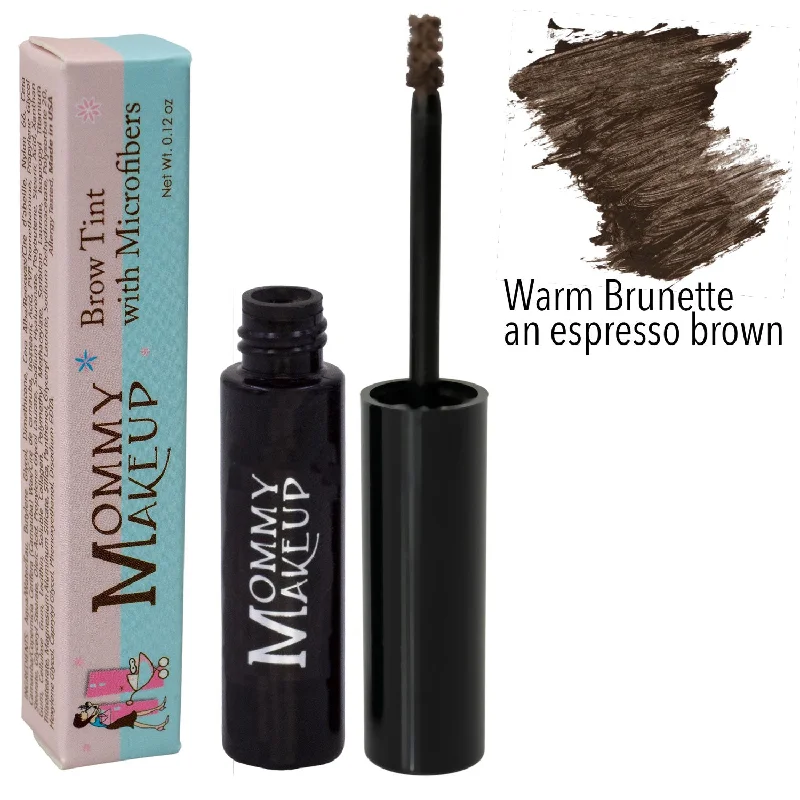 Brow Tint with Microfibers - Tinted Eyebrow Gel - Warm Brunette