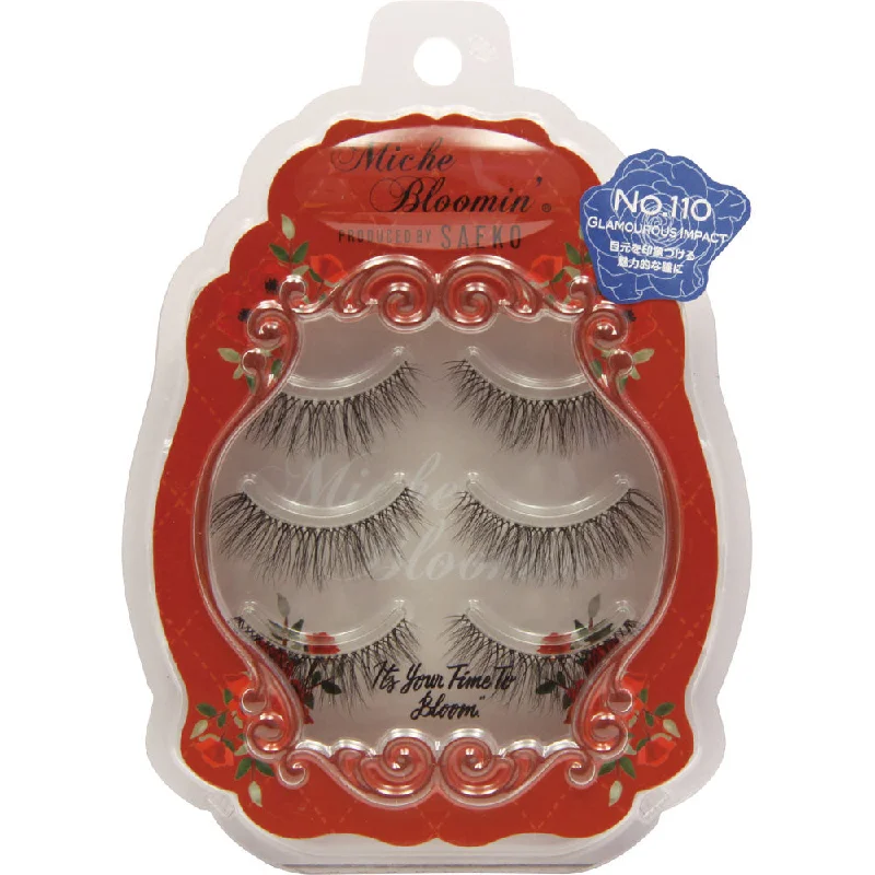 Miche Bloomin Eyelash No. 110 Glamourous Impact Produced by Saeko