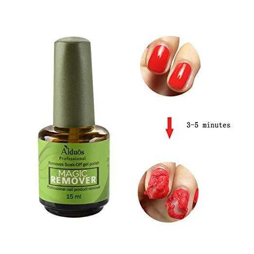 Style: 15ML - Nail Polish Burst Magic Nail Polish Remover  Fast Soak Off Sticky  Nail Gel Polish Degreaser Cleaner