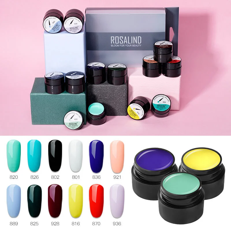 Color: 10style - Painted rubber 12 sets